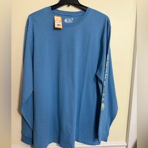 Carhartt Men's Blue Long Sleeve Tee